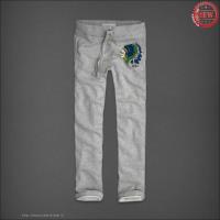 heren abercrombie and fitch chief patroon elastisch sweatpants lichtgrijs Wholesale Store s4bup383